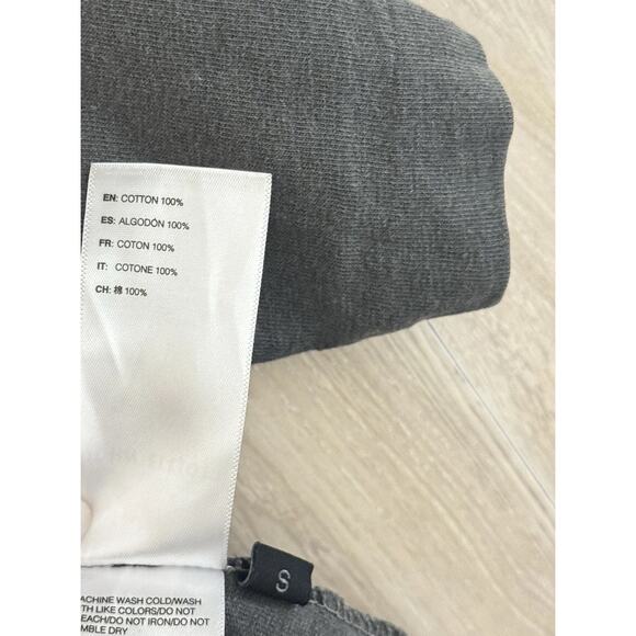 John Elliott T Shirt Men’s 1 Small Oversized Washed Gray Relaxed Short Sleeve - Picture 11 of 15